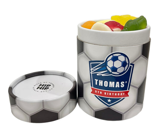 Soccer Party Favour Tubes