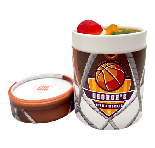 Basketball Party Favour Tubes